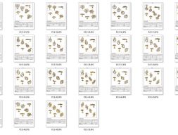 Коллекция-Серьги Bulk-0002-stl-25 Files 3D модель