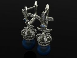 Серьги Принц Перси 3D модель