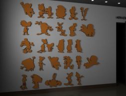 Модель 3D-печати мультипликационного персонажа