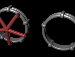 Кольцо Fashion Band Ring Size9 3D модель