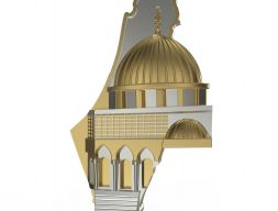 Кулон мечети Аль-Акса 3D модель