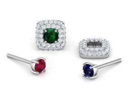Quad Multi-Style Earring 3D модель