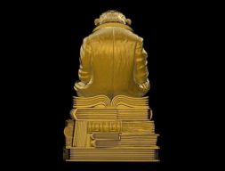 Обезьяна с человеческим черепом 3D модель