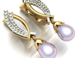 ЖЕНСКИЕ СЕРЬГИ 3D модель