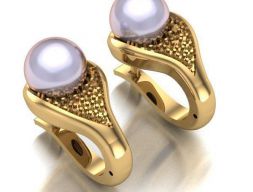 ЖЕНСКИЕ СЕРЬГИ 3D модель