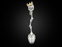 Skull Spoon V2 Обновленная модель 3D-печати