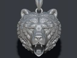 Подвеска Медведь 3D модель