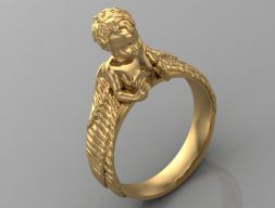 КОЛЬЦО ANGEL BABY BOY 3D модель