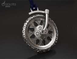 Ebiker вращающийся маленький оригинальный кулон 3D модель