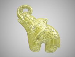 Ожерелье со слоном 3D модель