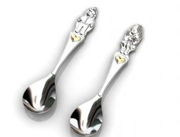 Серебряная ложка для детей 3D модель