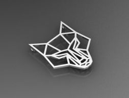 Геометрическая подвеска Fox 3D модель