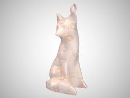 Ожерелье с лисой 3D модель