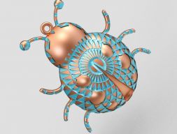 Ожерелье с божьей коровкой 3D модель