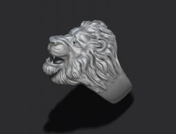 3D модель кольца льва