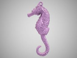 Ожерелье с морским коньком 3D модель