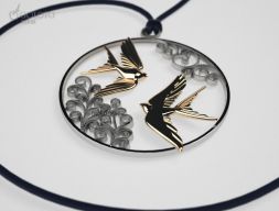 Весенние ласточки оригинальная подвеска 3D модель