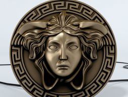 Логотип Versace 3D модель