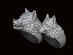 Пакет колец волка 3D модель