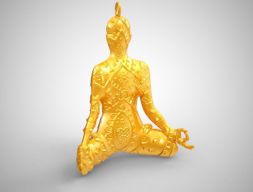 Ожерелье для йоги 3D модель