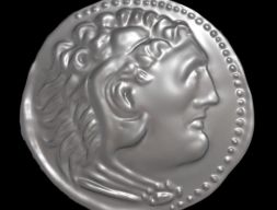 3D модель монеты Александра Великого