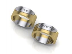 Кольцо Love Forever 3D модель