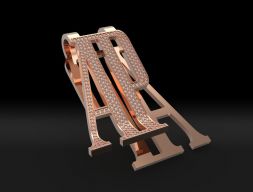 AP Зажим для денег с камнями 3D модель