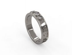 Кольцо Man Band Ring 22 3D модель