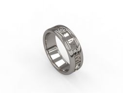 Кольцо Man Band Ring 23 3D модель