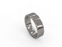 Кольцо Man Band Ring 28 3D модель