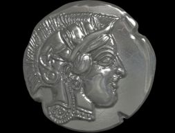 3D модель монеты Афины