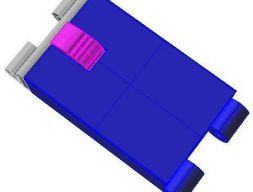 Коробчатые застежки - Библиотечная техника 3D - Концепция драгоценных камней 3D модель