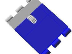 Коробчатые застежки - Библиотечная техника 3D - Концепция драгоценных камней 3D модель