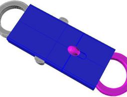 Box claps - library techique 3D for the conception of jewels 3D print model