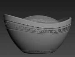 китайская золотая 3D модель