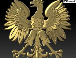 герб Польши НОВАЯ 3D модель