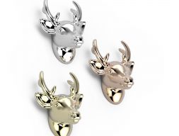 150819 D Деталь головы оленя 3D модель