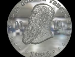 дизайн монеты 3 3D модель