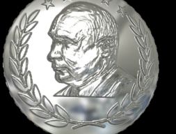 дизайнерская монета Путин 3D модель