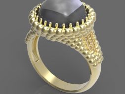 Серьги и кольца 3D модель