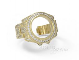 WATCH CROWNED DIAMONDS 3D PRINTABLE 3D модель
