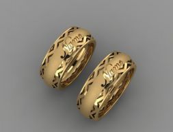 набор колец 06 collection1 3D модель