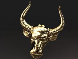 Золотой бык 010 3D модель