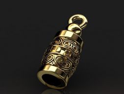 Золотая деталь 3D модель