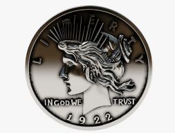 Модель 3D печати Harveys Dent Coin с ЧПУ