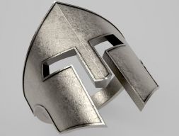 Кольцо для спартанского шлема 01 3D модель