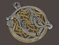 Армянская буква А 3D модель