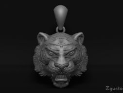 Подвеска с тигром 3D модель