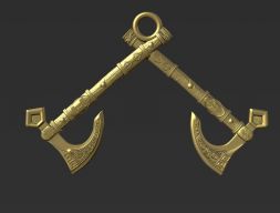 Модель топора Бересерка для 3D-печати