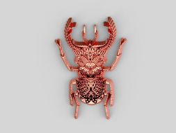 Подвеска с жуком 3D модель